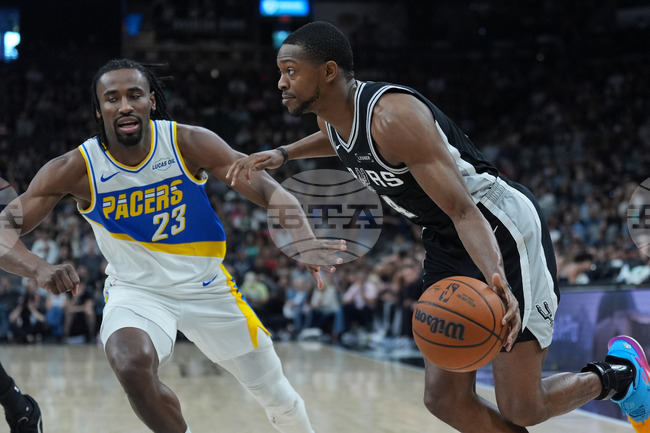 Pacers Spurs Basketball