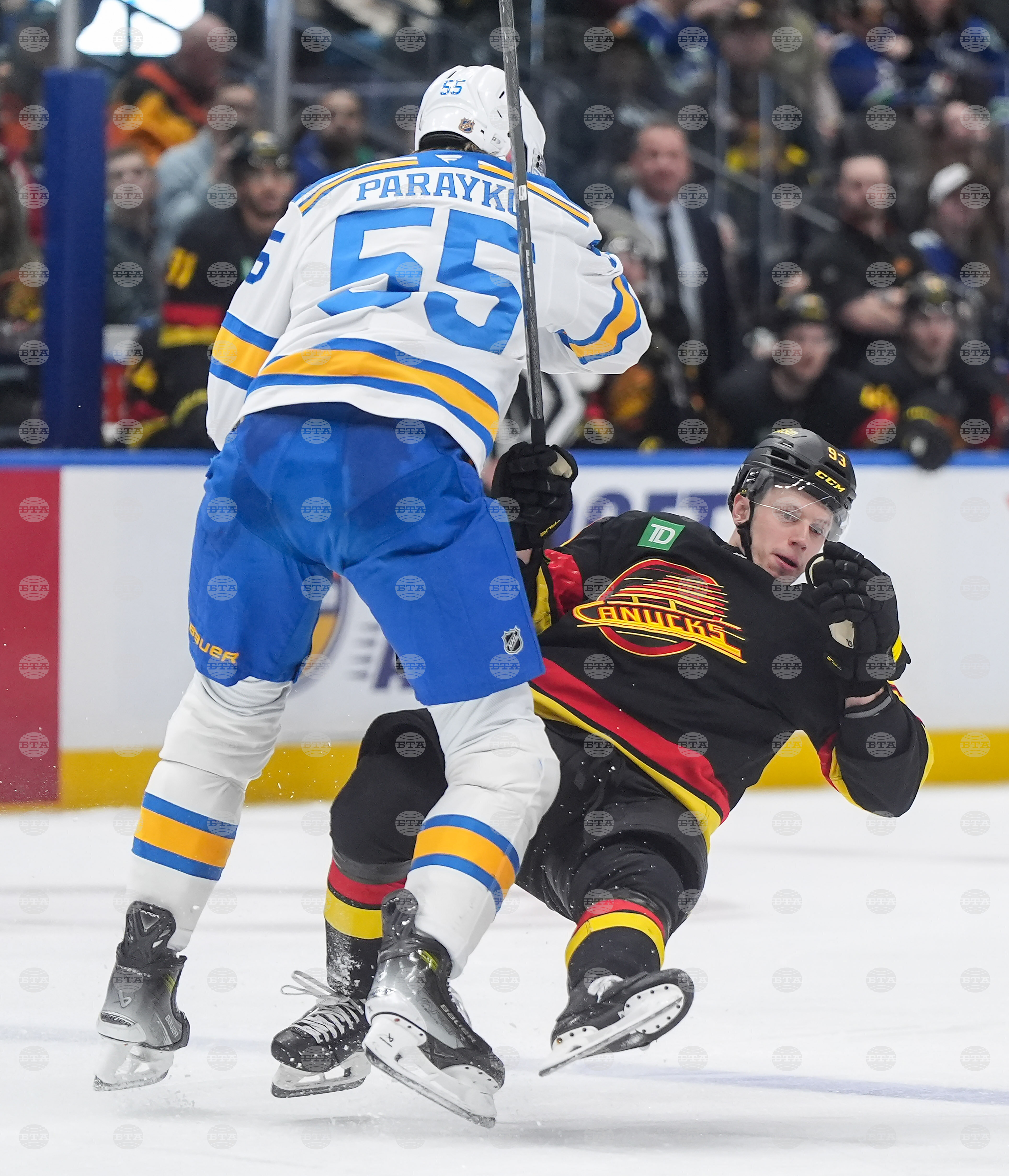 Blues Canucks Hockey