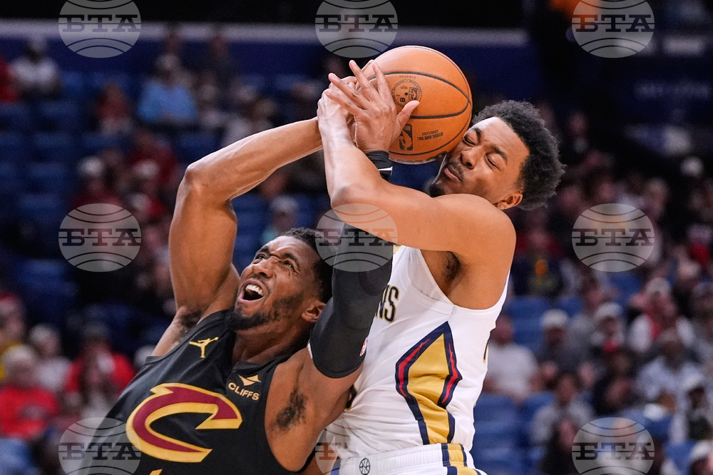 APTOPIX Cavaliers Pelicans Basketball
