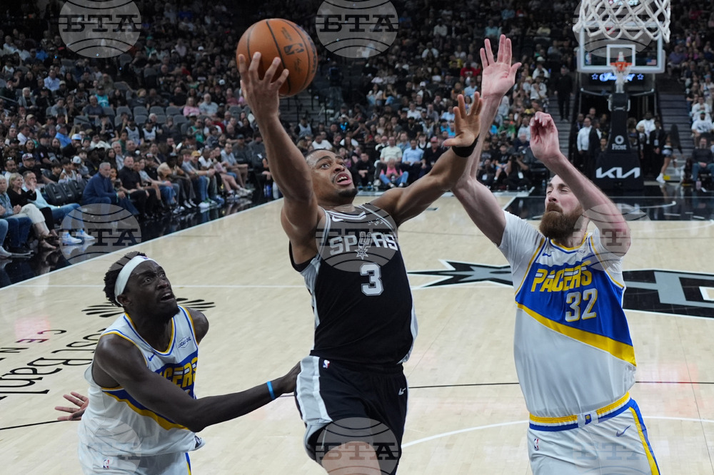 Pacers Spurs Basketball