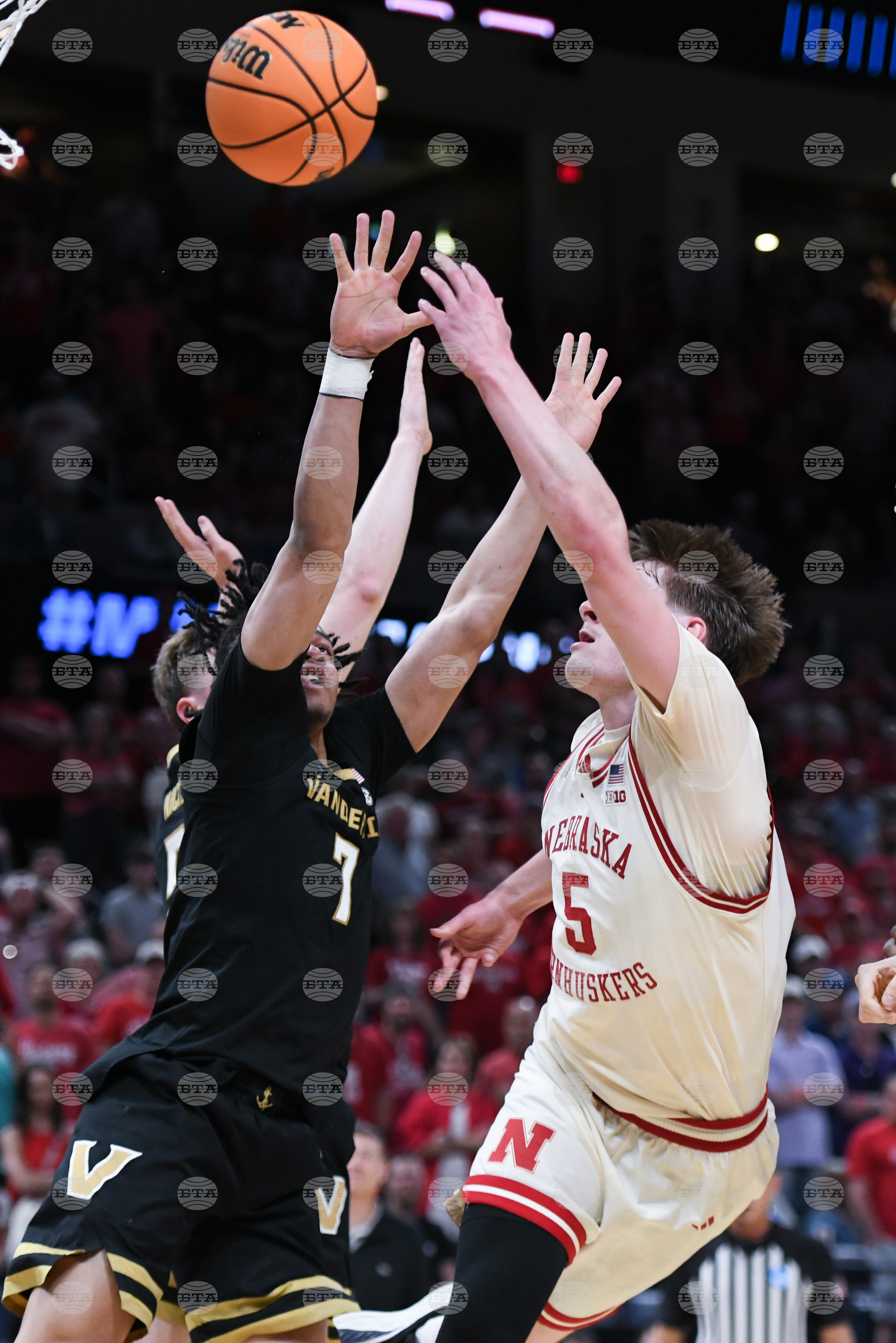 NCAA Vanderbilt Nebraska Basketball