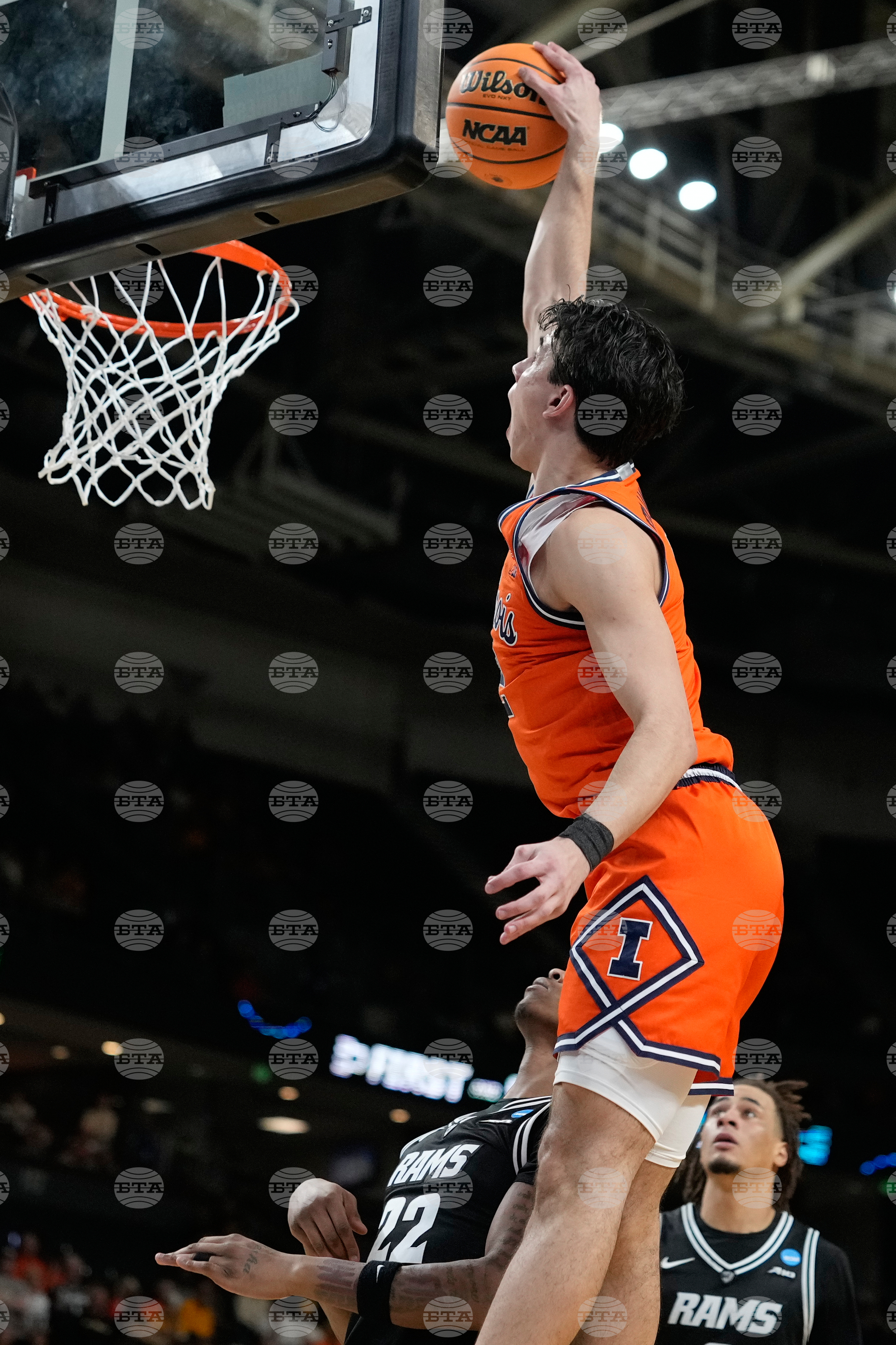 NCAA VCU Illinois Basketball