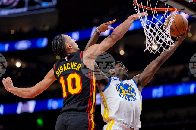 APTOPIX Warriors Hawks Basketball