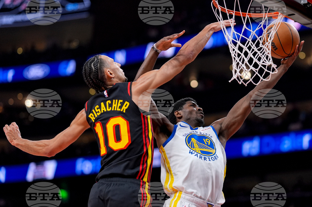 APTOPIX Warriors Hawks Basketball