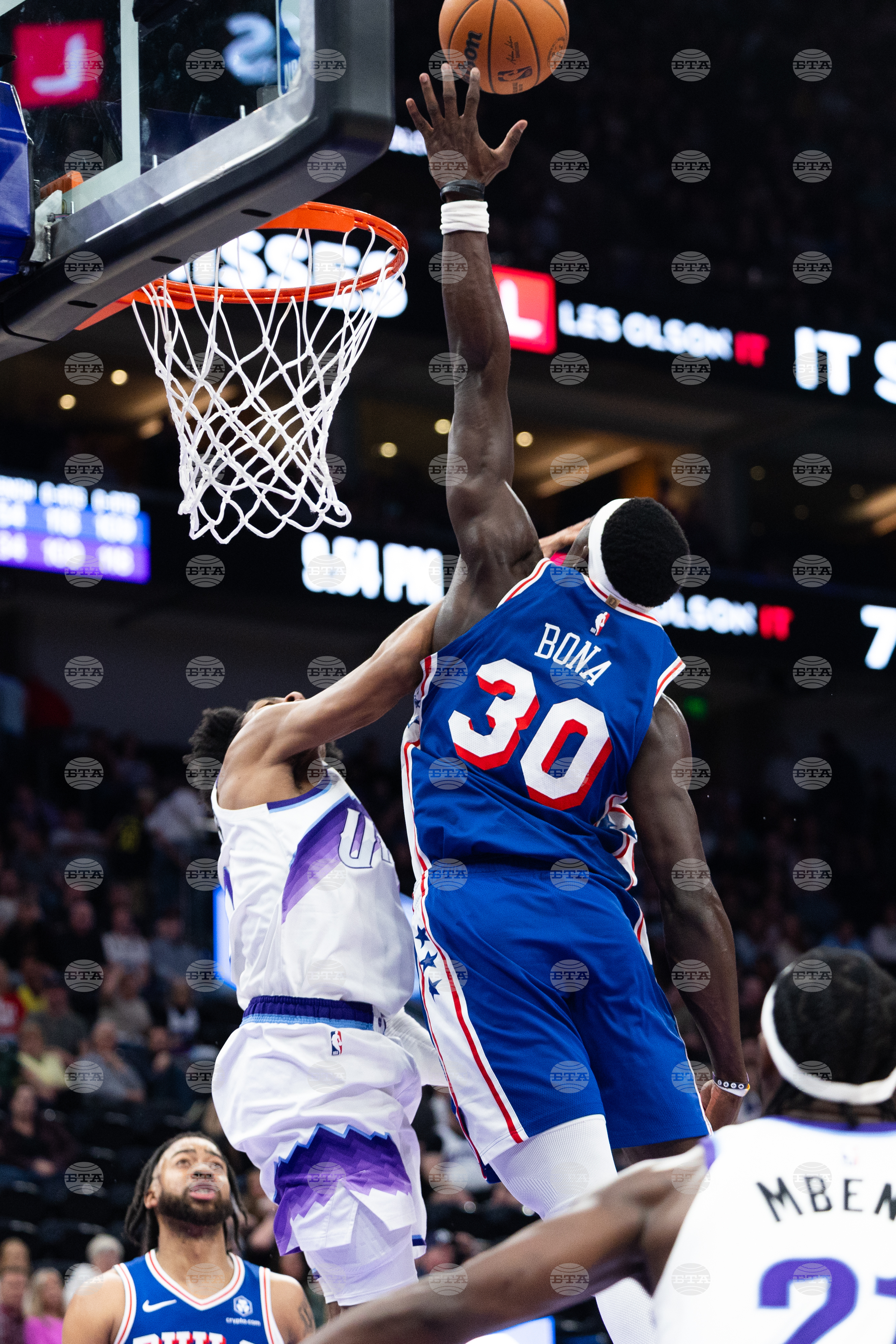 76ers Jazz Basketball