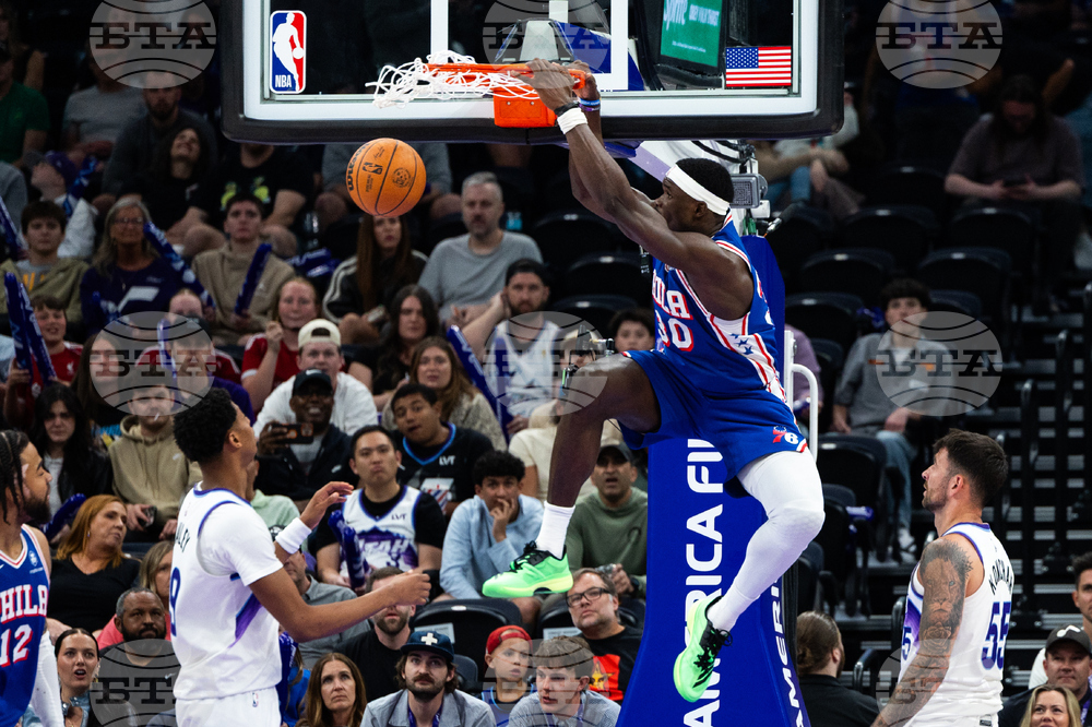 76ers Jazz Basketball