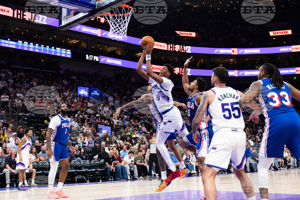 76ers Jazz Basketball