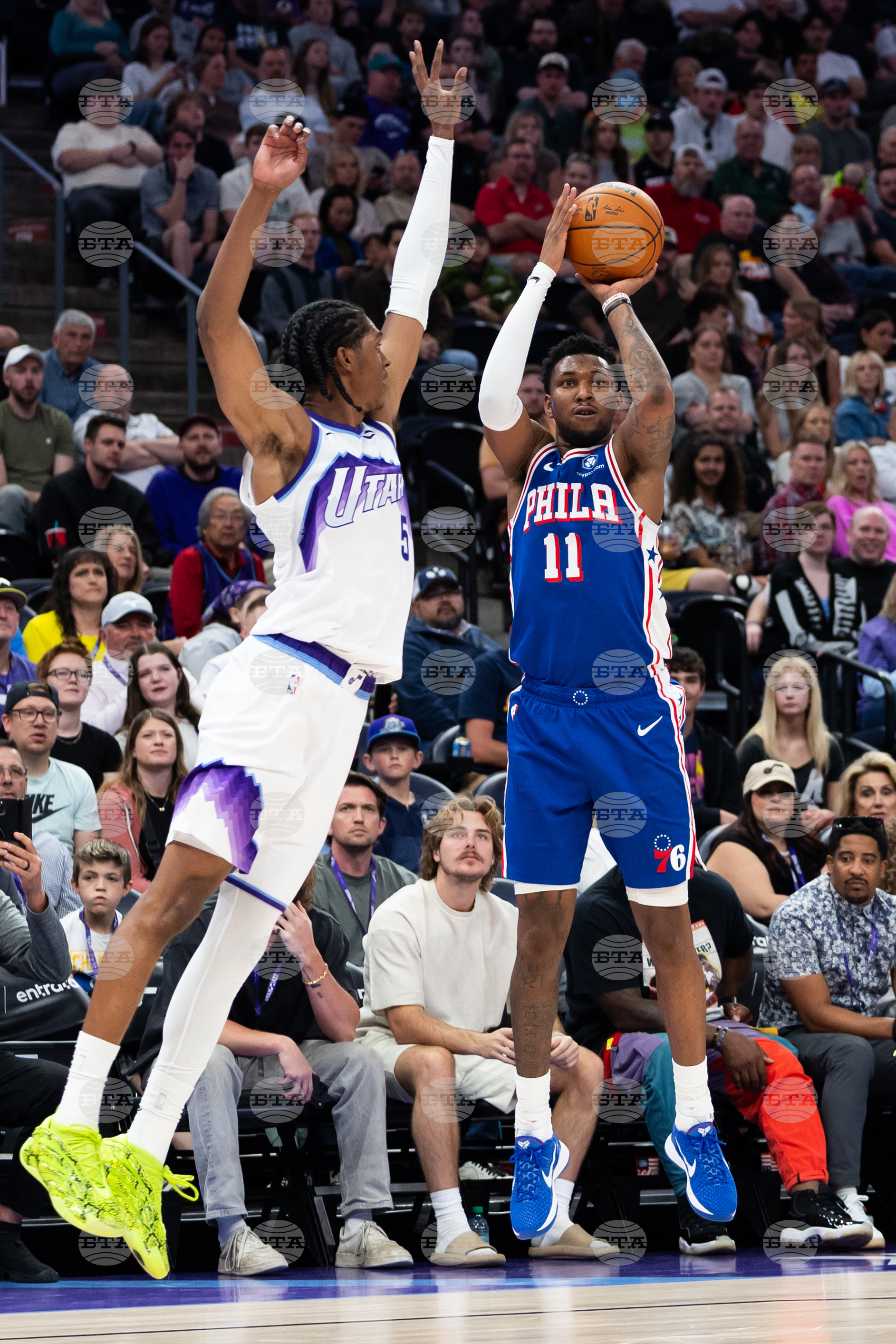 76ers Jazz Basketball