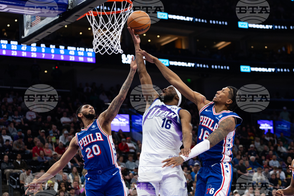 76ers Jazz Basketball