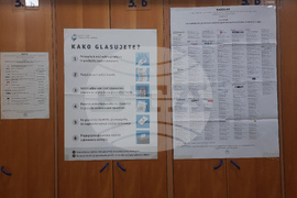 Словения - Любляна - парламентарни избори - изборен ден - избирателна секция