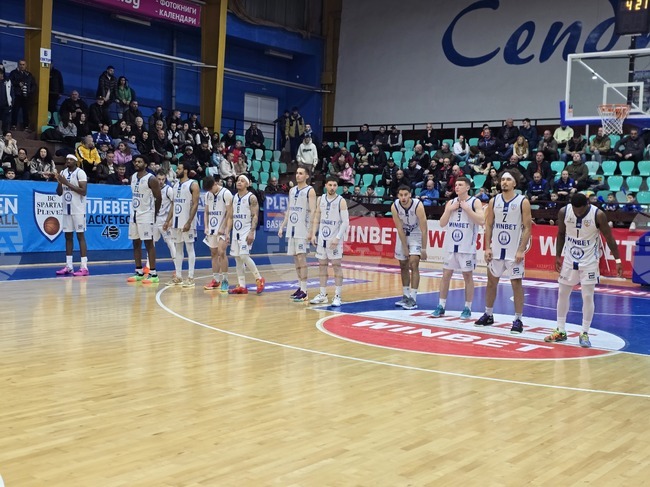 Спартак Плевен победи гостуващия Миньор 2015 в мач от Националната баскетболна лига за мъже