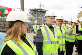 Турция - Посрещане на първия танкер с американски газ за България