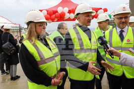 Турция - Посрещане на първия танкер с американски газ за България