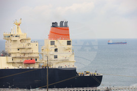 Турция - Посрещане на първия танкер с американски газ за България