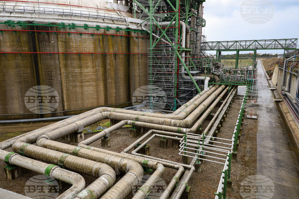 Турция - Посрещане на първия танкер с американски газ за България