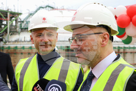 Турция - Посрещане на първия танкер с американски газ за България