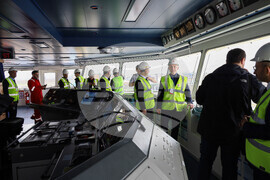 Турция - Посрещане на първия танкер с американски газ за България