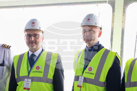 Турция - Посрещане на първия танкер с американски газ за България