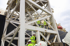 Турция - Посрещане на първия танкер с американски газ за България