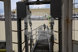 Турция - Посрещане на първия танкер с американски газ за България