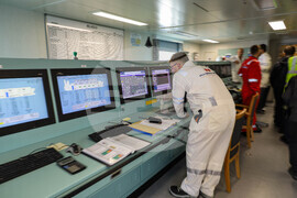 Турция - Посрещане на първия танкер с американски газ за България