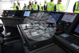 Турция - Посрещане на първия танкер с американски газ за България