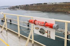 Турция - Посрещане на първия танкер с американски газ за България