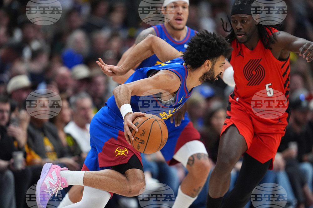 Trail Blazers Nuggets Basketball