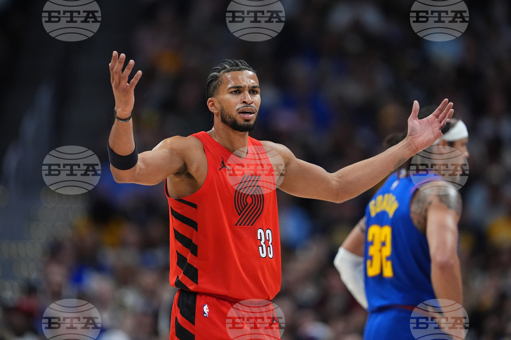 Trail Blazers Nuggets Basketball