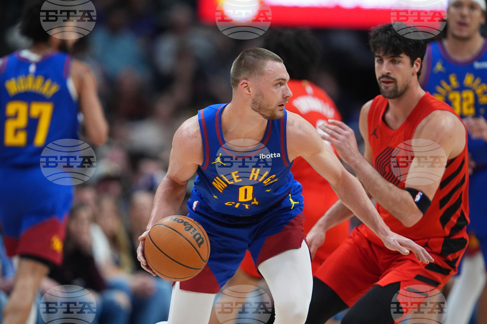 Trail Blazers Nuggets Basketball