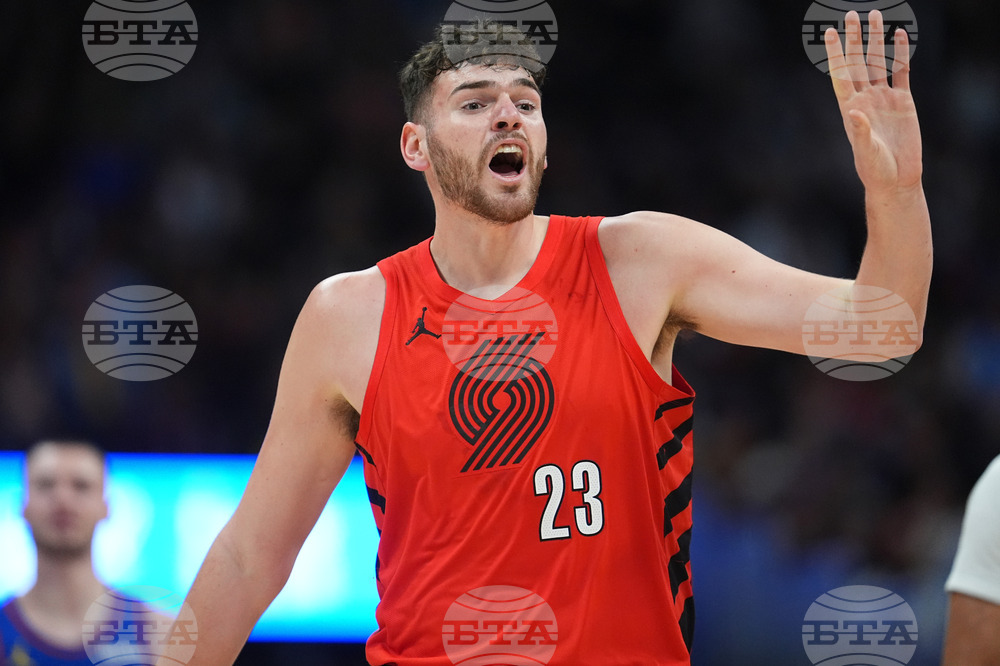 Trail Blazers Nuggets Basketball