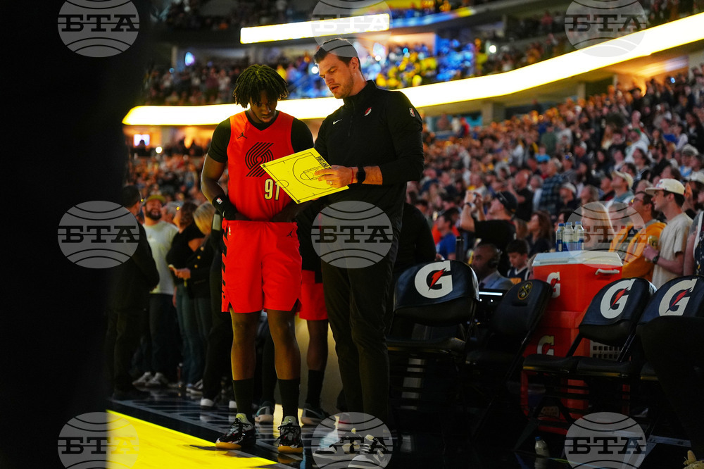 Trail Blazers Nuggets Basketball