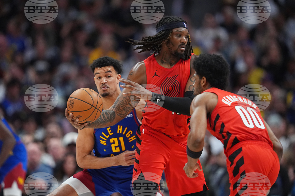 Trail Blazers Nuggets Basketball