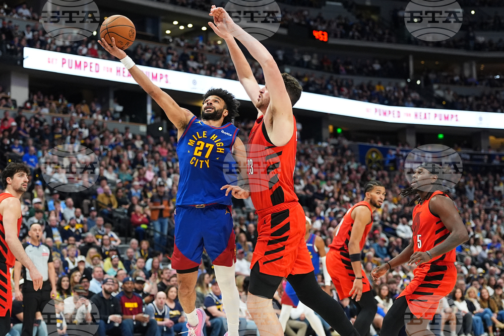 Trail Blazers Nuggets Basketball