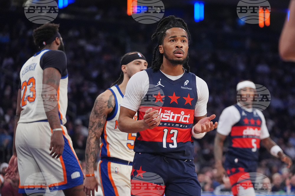 Wizards Knicks Basketball