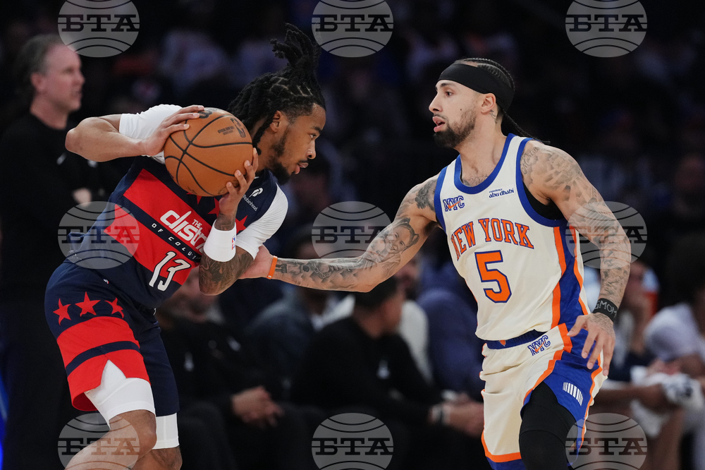 Wizards Knicks Basketball