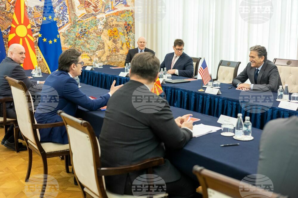 Джеймс Рубин се срещна с президента на Северна Македония Стево Пендаровски