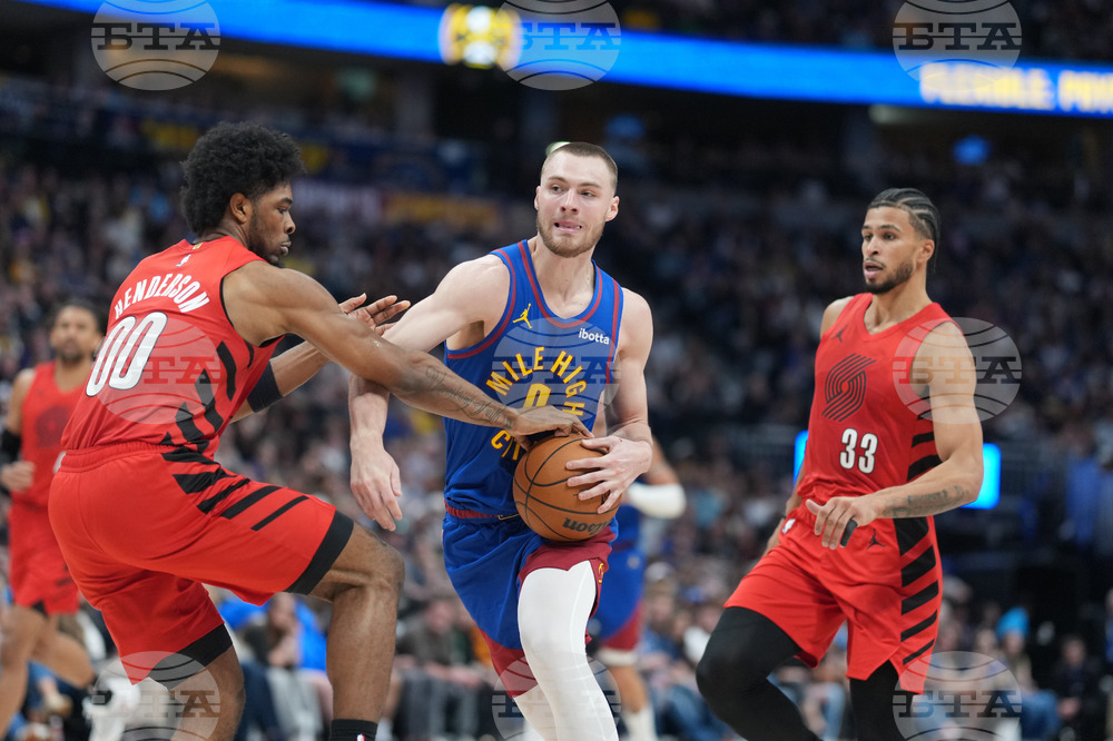 Trail Blazers Nuggets Basketball