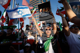 Iran US Israel Protests