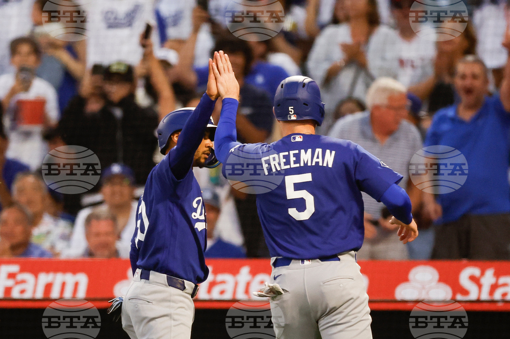 Dodgers Angels Baseball