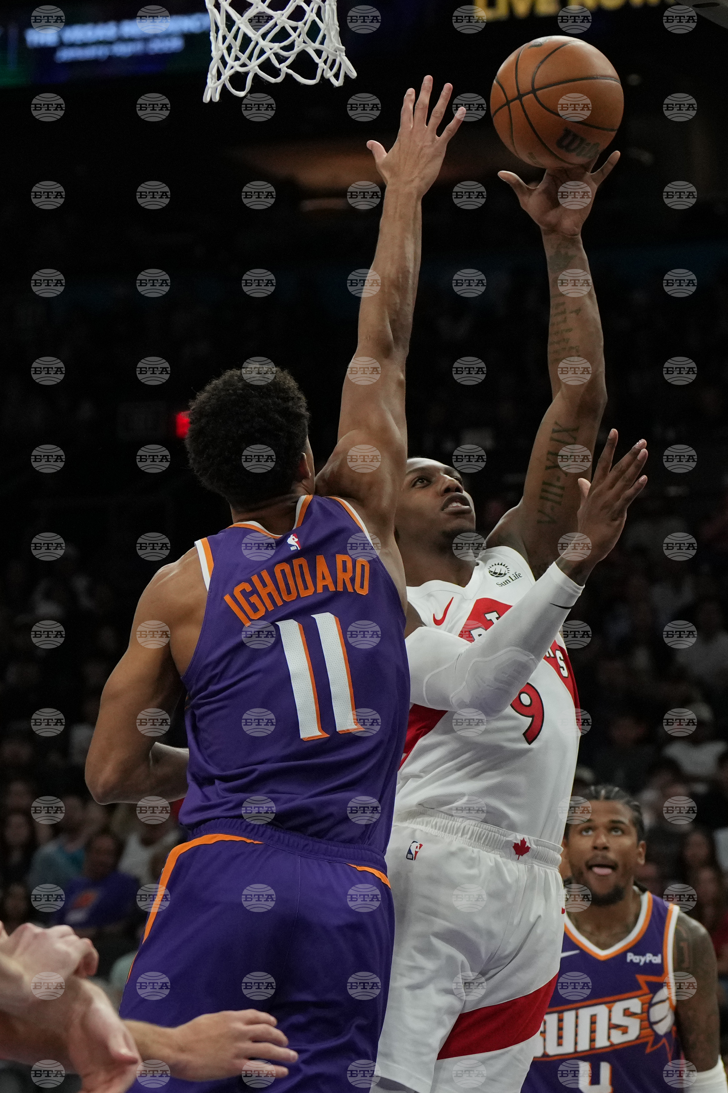 Raptors Suns Basketball