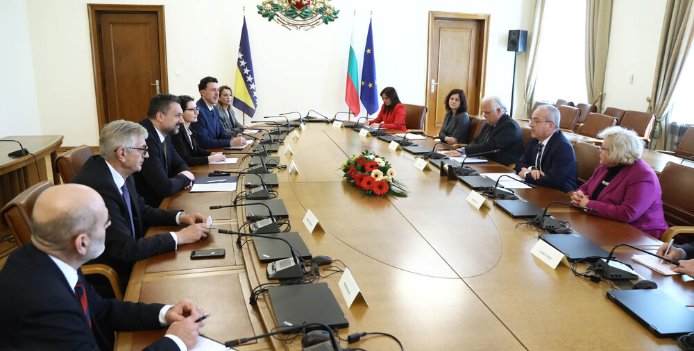 Министерски съвет: Премиерът Гълъб Донев прие министъра на външните работи на Босна и Херцеговина Елмедин Конакович