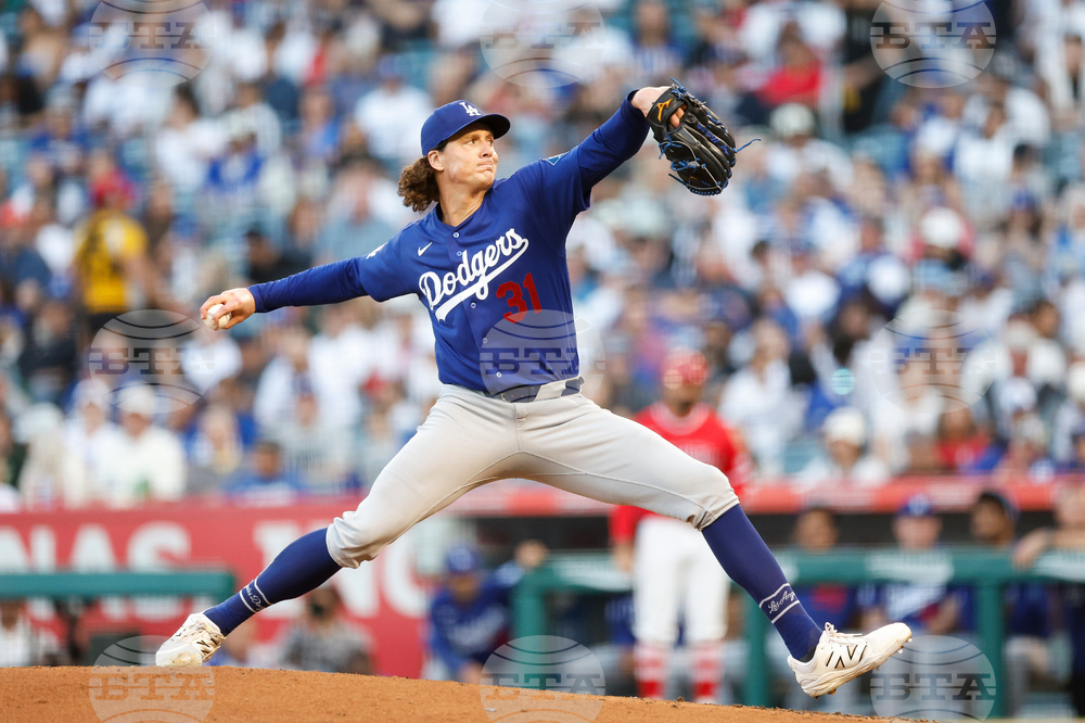 Dodgers Angels Baseball