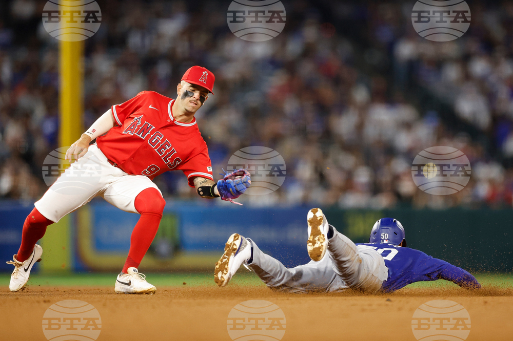 Dodgers Angels Baseball