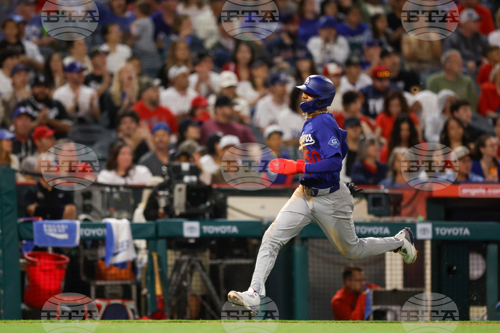 Dodgers Angels Baseball
