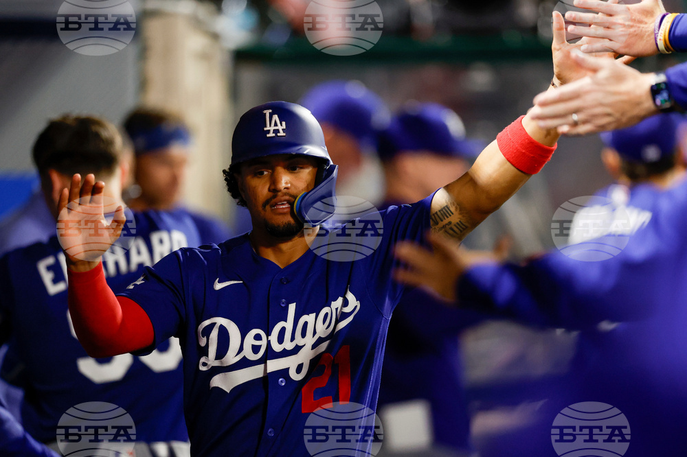 Dodgers Angels Baseball