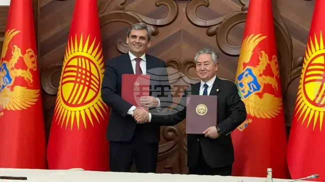 КАБАР: Външният министър на Черна гора пристигна на работно посещение в Киргизстан