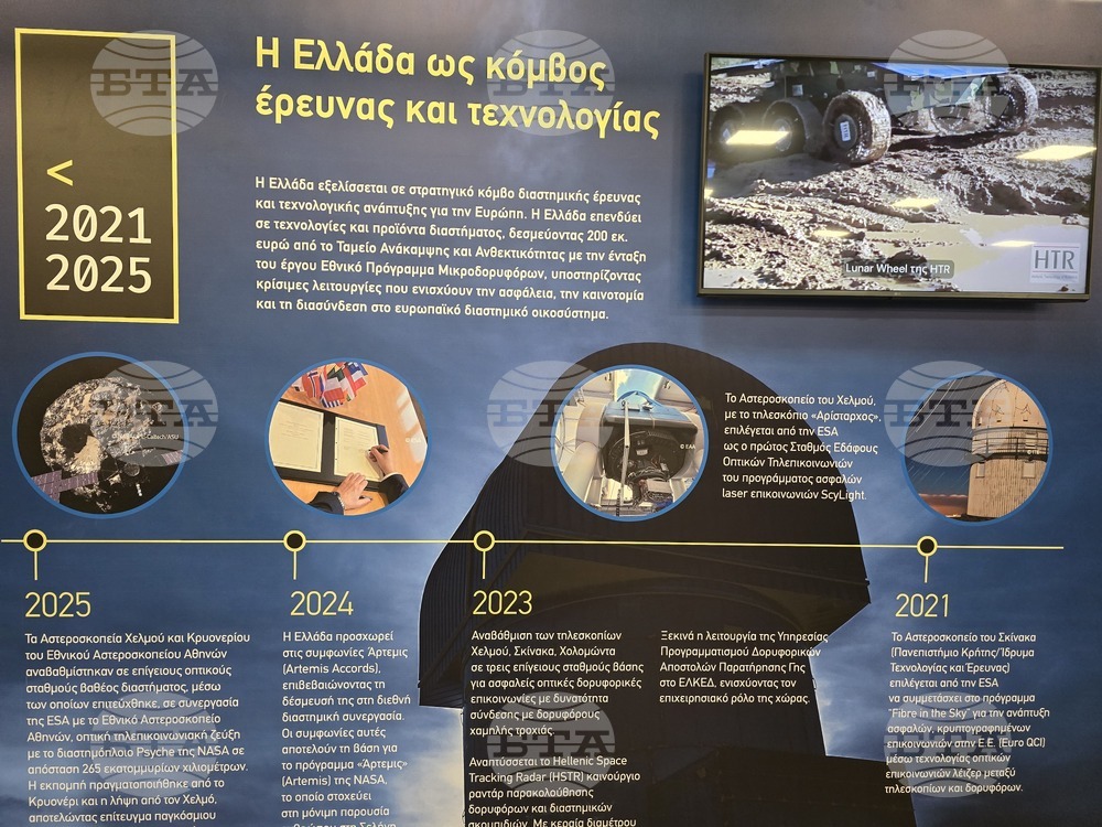 Гърция - Атина - изложба - космически изследвания