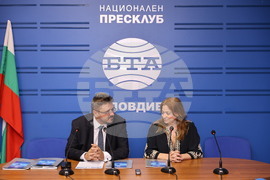 Национален пресклуб на БТА - Пловдив - „Блу Ем“ - БТА - партньорски договор - подписване
