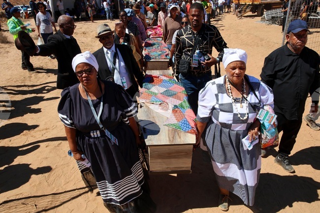 South Africa Reburials